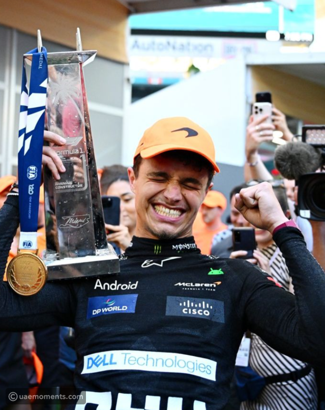 Lando Norris Wins his First F1 Race at the Miami Grand Prix